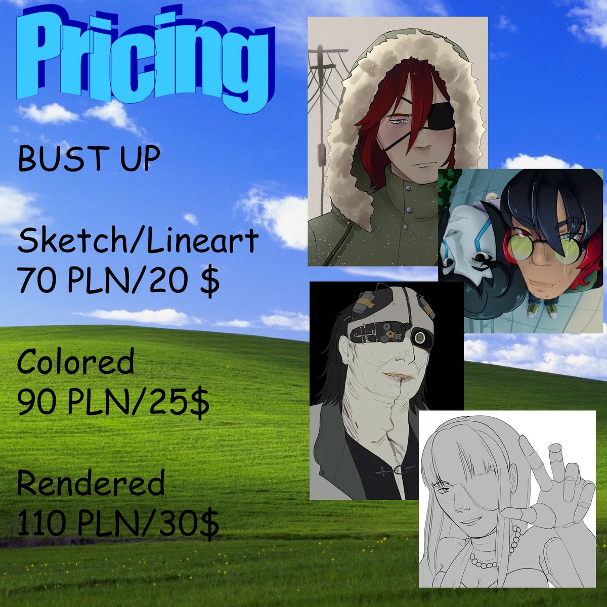 Karusiako's tweet photo. Edit to my #VgenCommissions !!!

Soon to be added:
×Chibi
×Disco elysium styled bust ups!

Follow me or commission me on: https://t.co/j2g9Qd2cOx
DM me if you have more questions :]!!!
#Vgen https://t.co/dZ26eO2PUE