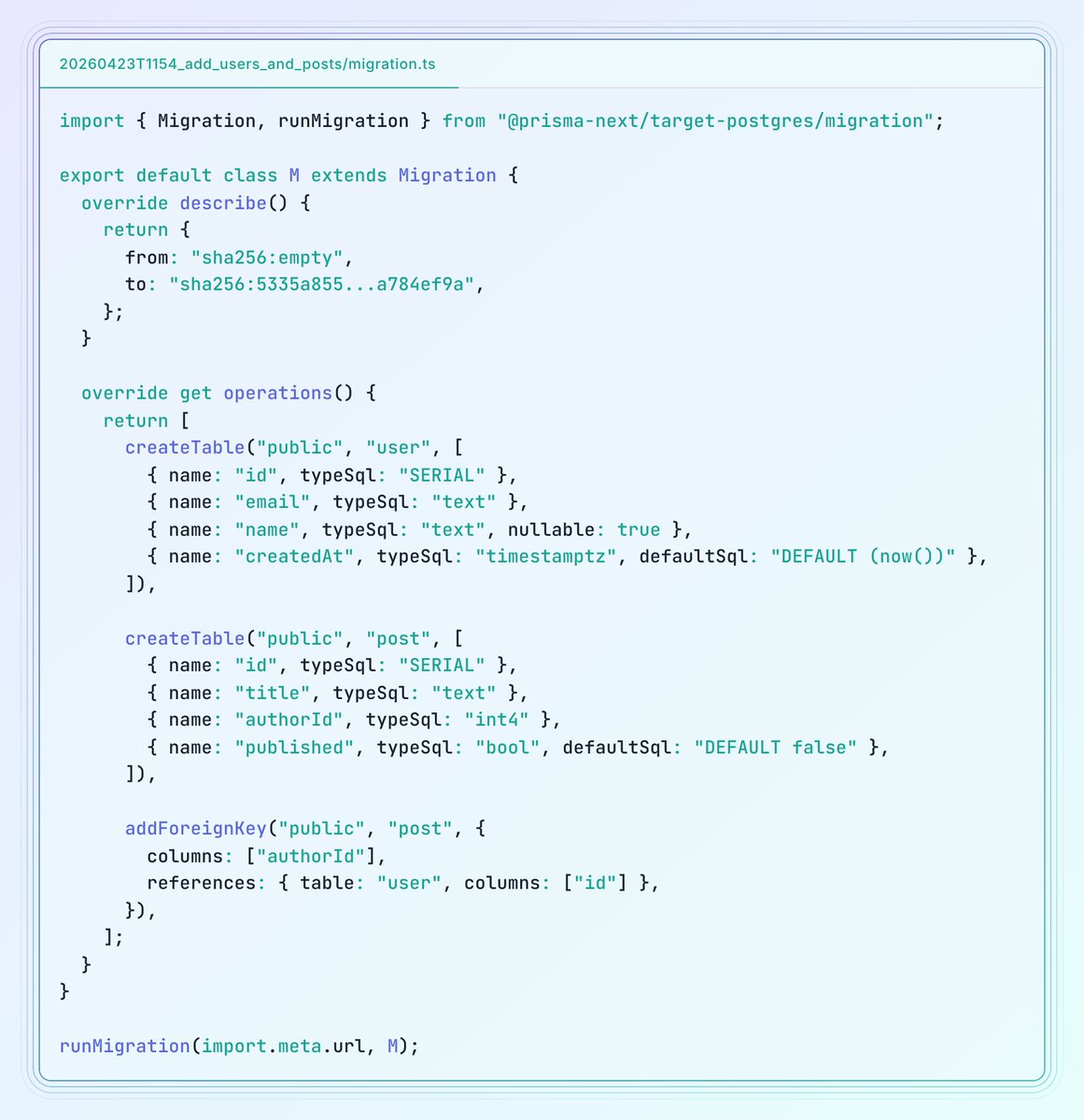 Prisma Postgres tweet media