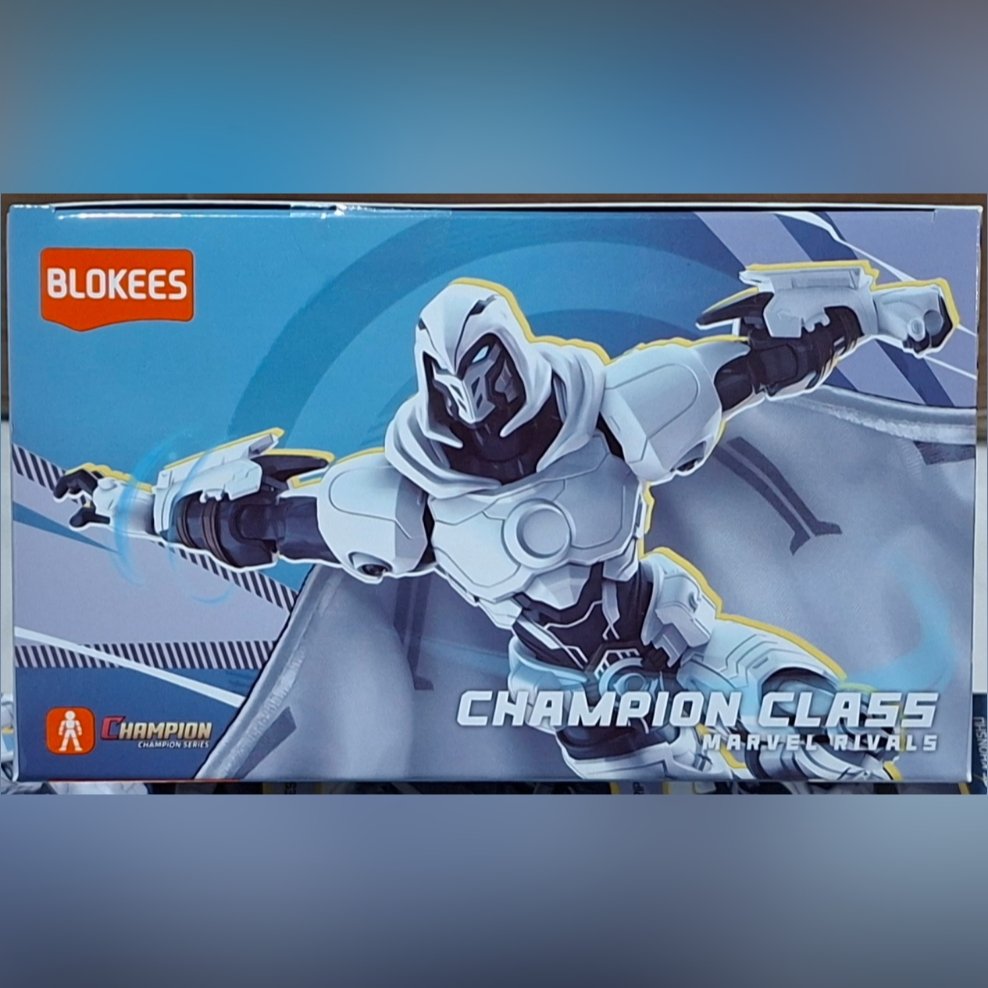 tosunmon05's tweet image. Leaked Blokees Marvel Rivals Champion Class Moon Knight Boxart

#blokees #marvel #marvelrivals #moonknight