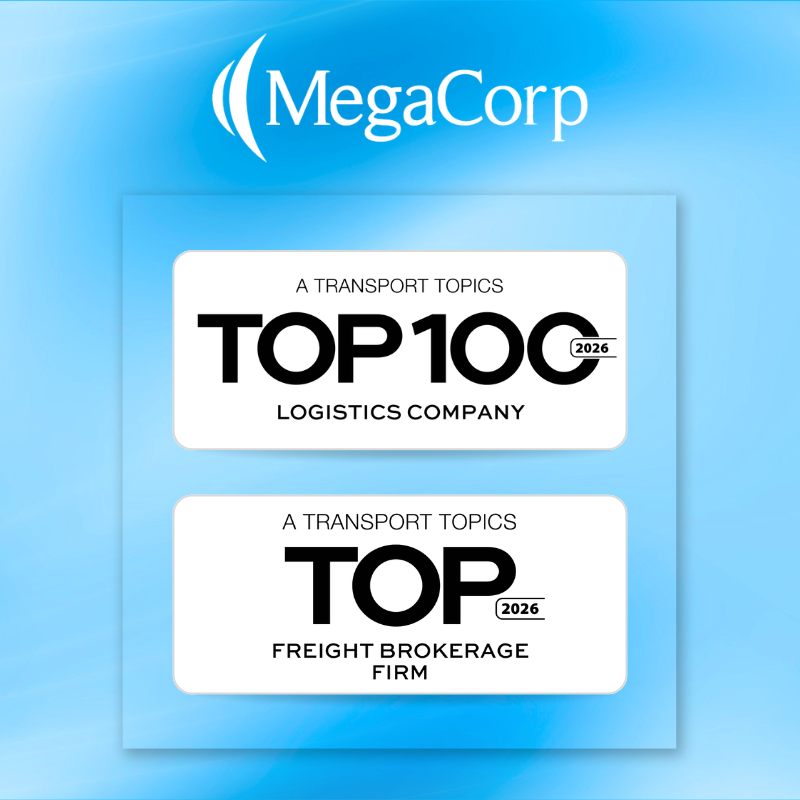 MegaCorp3pl's tweet photo. MegaCorp is proud to be named once again to both the 2026 Transport Topics Top 100 Logistics Companies and Top Freight Brokerages lists.
This recognition is shared with our incredible team members, carrier partners, and clients who continue to move the industry forward with us. https://t.co/HvxtYDtqAm