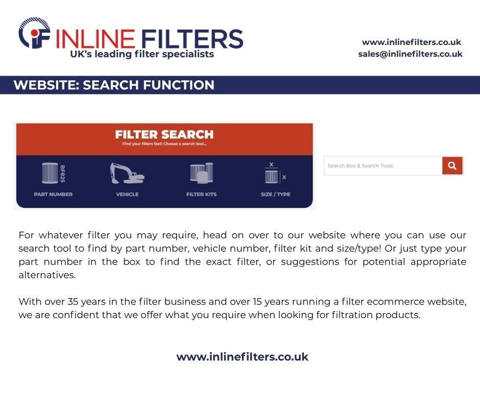 inlinefilters's tweet photo. Inline filters are proud to supply filters for agriculture, heavy industry, cranes, marine, garden machinery. Visit https://t.co/iKLWjvQXBZ to order or email questions and quotation requests to sales@inlinefilters.co.uk #InlineFilters #FilterSpecialists https://t.co/QFpMJkgMXs
