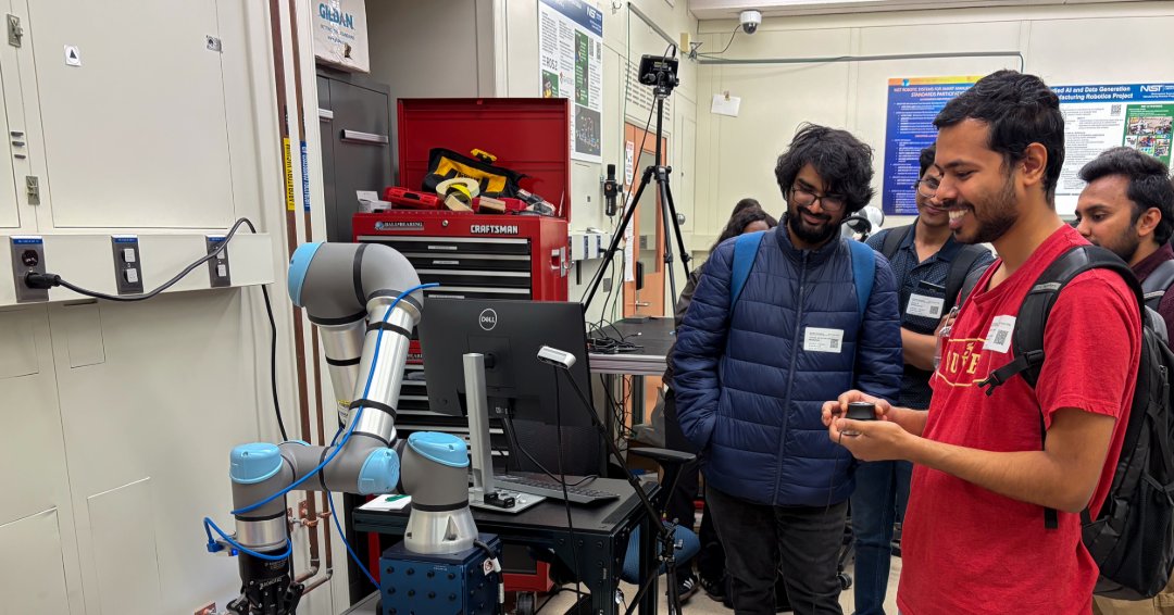 MAGEUMD's tweet photo. Last week, a group of @mageumd students visited the @nist Headquarters in Gaithersburg, MD. 

The students were able to experience autonomous robotics research and advancements in action and network with engineers in engineering roles that aligned with their career aspirations. https://t.co/yQduy9Sq76