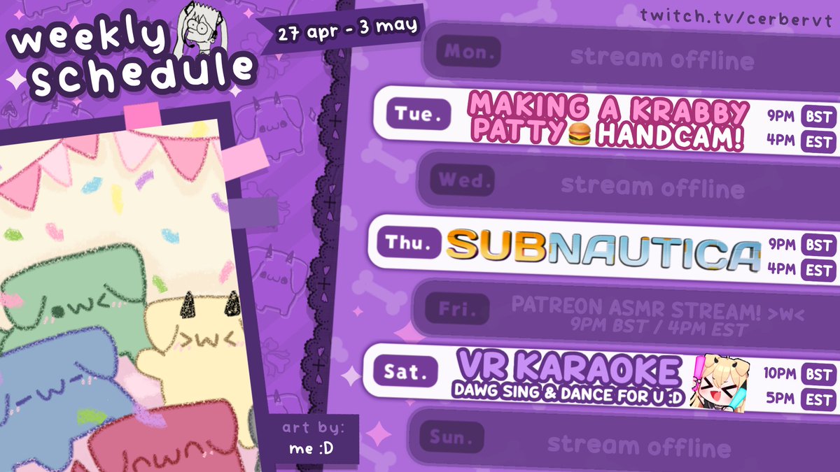Cerber 💜🦴 Hellhound VTuber tweet media