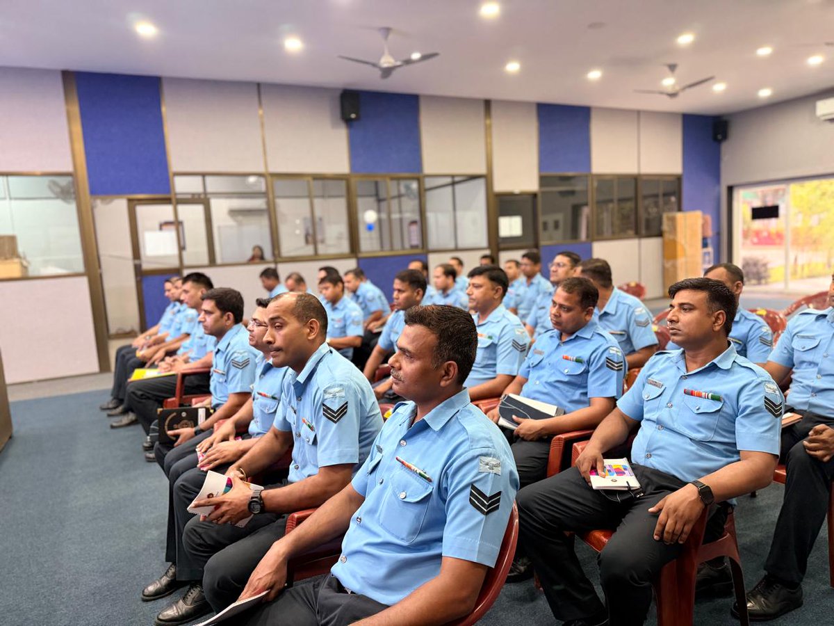 dgrIndia's tweet image. Inaugural ceremony of the #DGR-sponsored ‘Factory Compliance Auditor’ course was presided over by Lt Col Dipak Sinha, Dir AWPO Guwahati, on 23 Apr 26 at AMHSSC,Guwahati.The course is being attended by 40 defence personnel.
@AMHSSCIndia
@adgpi @indiannavy @IAF_MCC @SpokespersonMoD