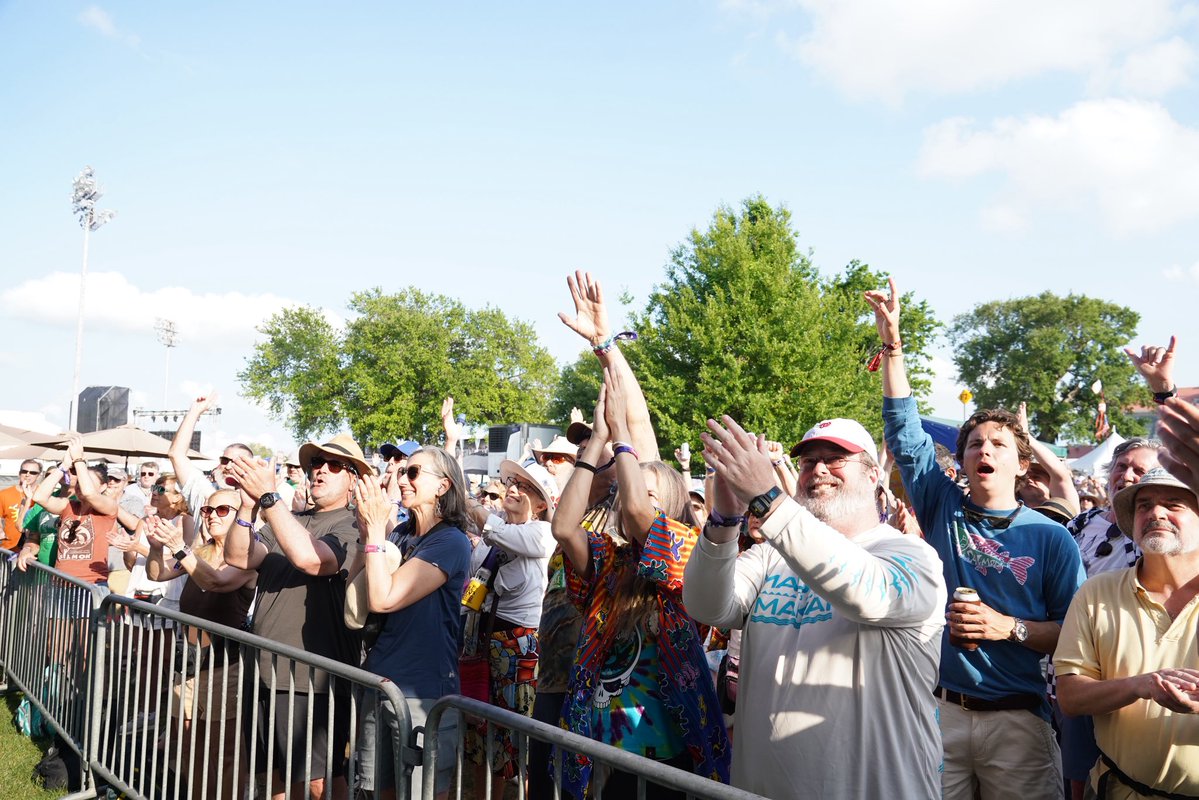 What an absolute thrill it was to close out Fais Do-Do at the New Orleans Jazz &amp; Heritage Festival last night. Thanks to all the festivarians who showed up and celebrated with us. Long live @JazzFest! 🙌

📸: Adam McCullough