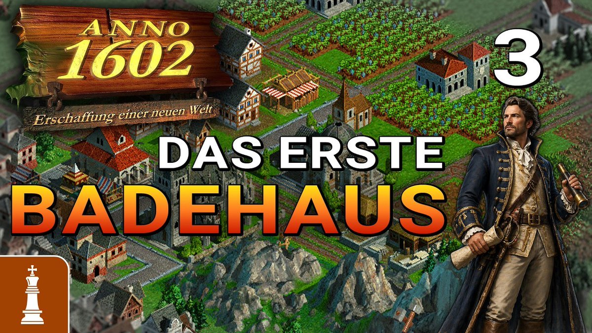 StrategieNerd's tweet image. Heute schon ein cooles Video geguckt? Das ERSTE Badehaus ♚ Let's Play Anno 1602 #3 | deutsch youtube.com/watch?v=sExORx… #YouTube #LetsPlay #Gaming #citybuilder #simulation #nerd