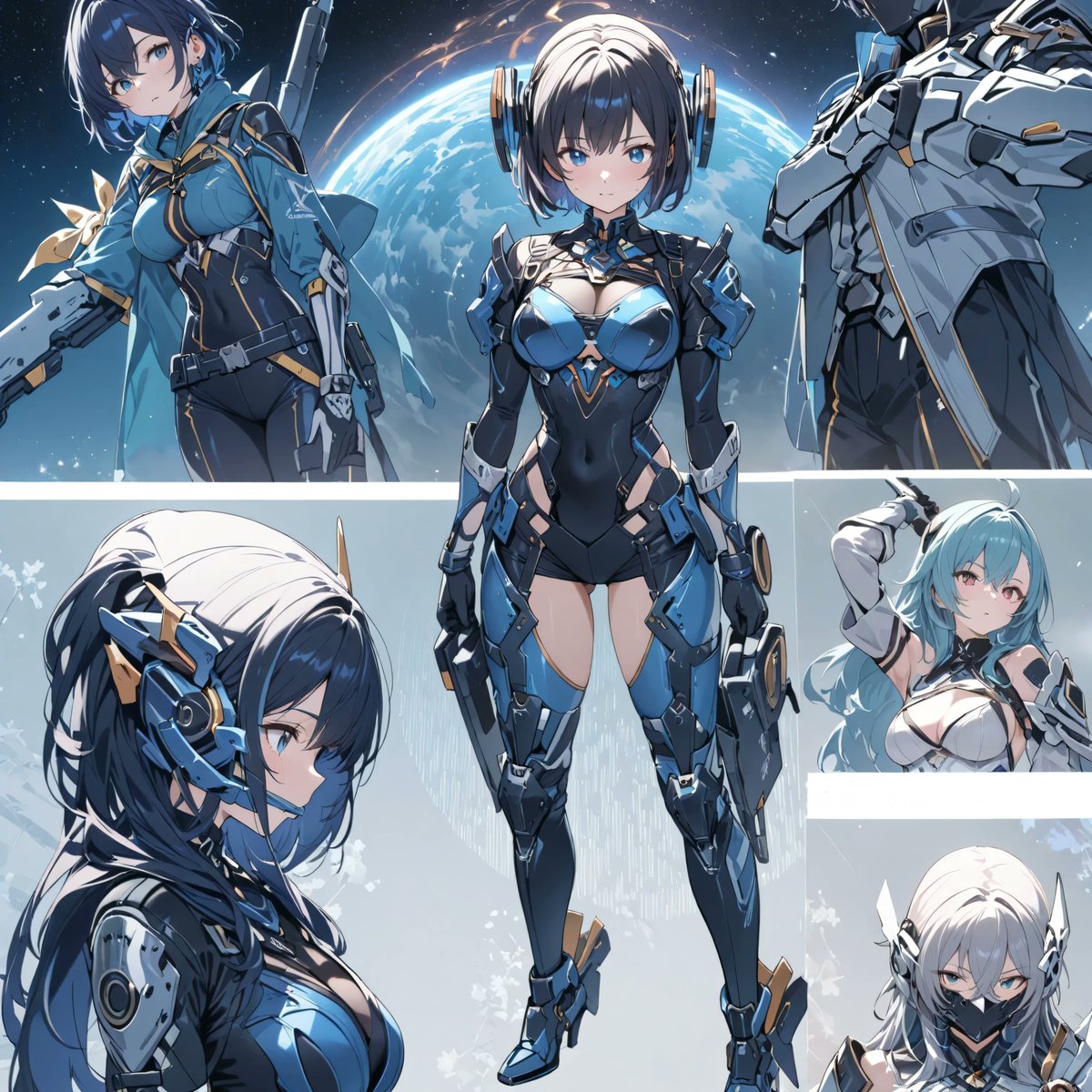 BluePilotSuit's tweet image. 「2024年2月9日の作品を「Re:Work」」
「[stable diffusion 1.5]もしくは[SDXL]を種としてリメイクしてみました(*'▽')ｷｬ」

#aiart #aiartwork #AIillustration
#BluePilotSuit20260428