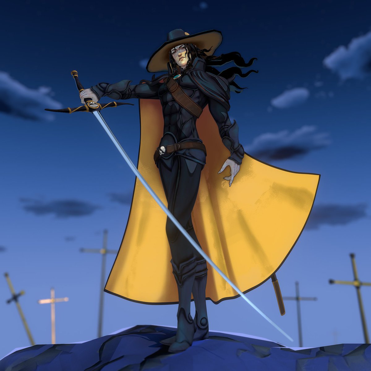 sylvaine_made's tweet photo. Vampire Hunter D 
#fanart #3Dart #vhd https://t.co/aspxdsEwlm
