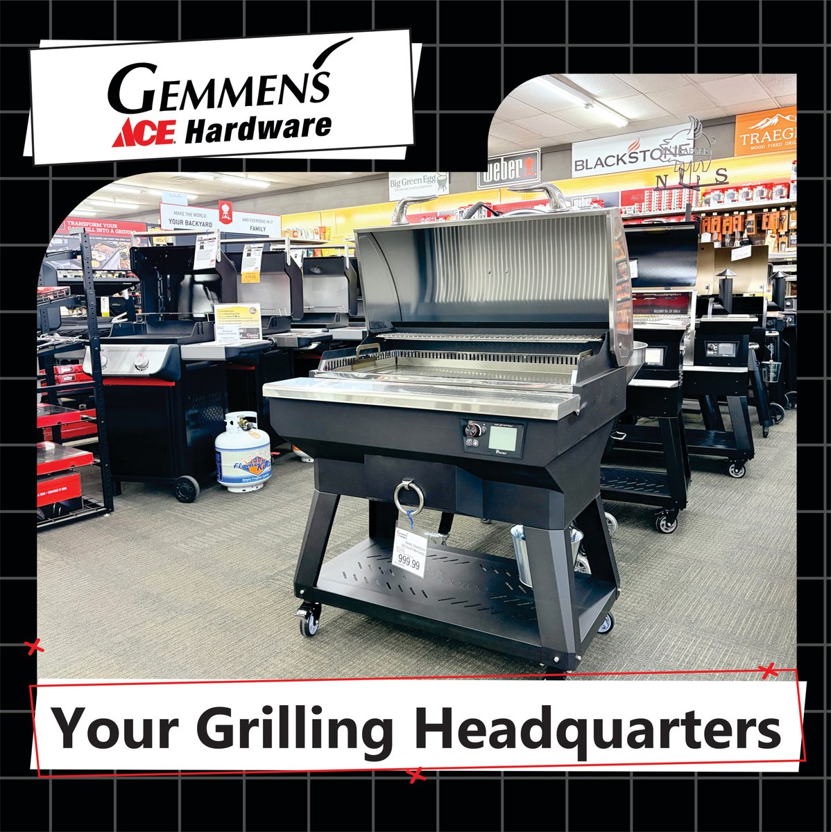 gemmen_s's tweet image. Grill season starts here 🌞 Shop top grills &amp;amp; gear at Gemme’s Ace Hardware! 🍔 Show us your BBQ wins 🔥

#BBQ #AceHardware
