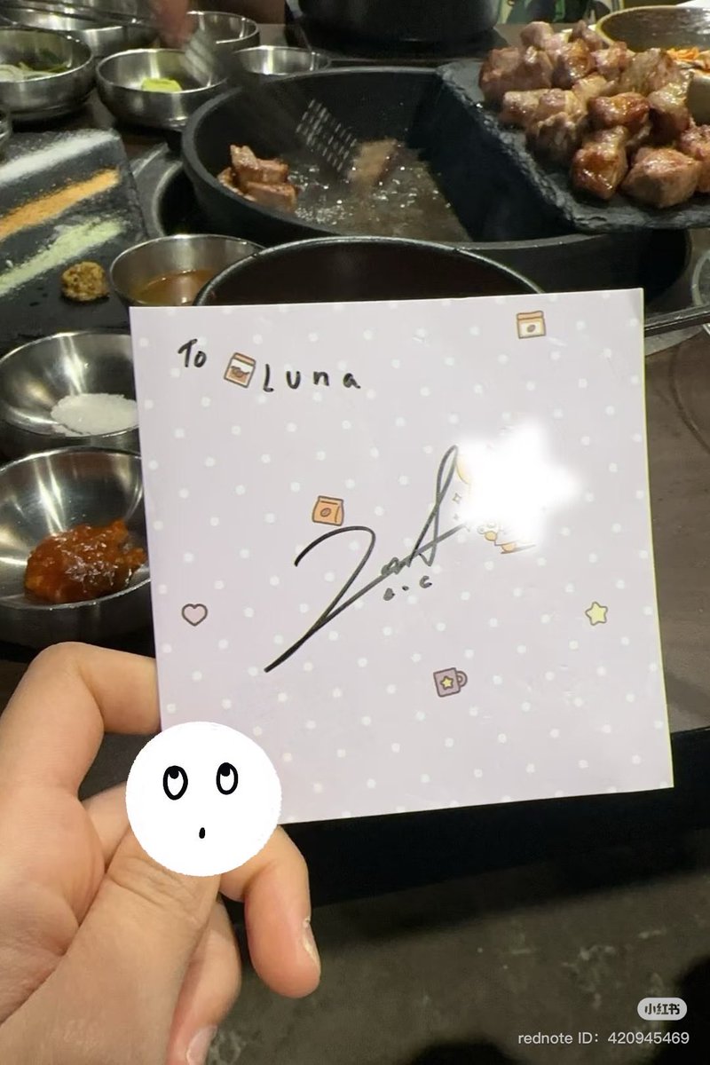 LUCAS just casually eating dinner and it becomes first fansign event since freedom. 😌 Oh sweet boy! ❤️