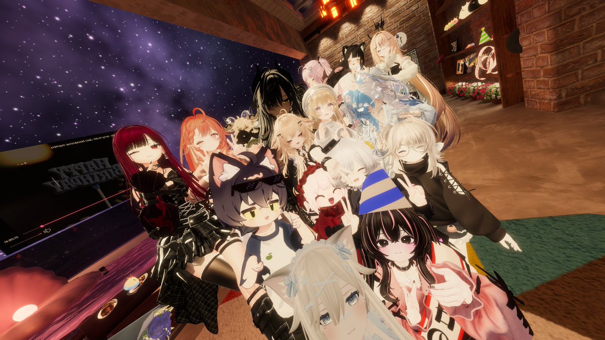 b_vrc_i's tweet photo. 誕生日お祝いしてくれてありがとう！！！！
みんなのおかげでvrchatが本当に楽しいです！！出会えてよかった大好きだよ！！！！！！！

これからもよろしくね！！ https://t.co/ZYCkzWrq9F