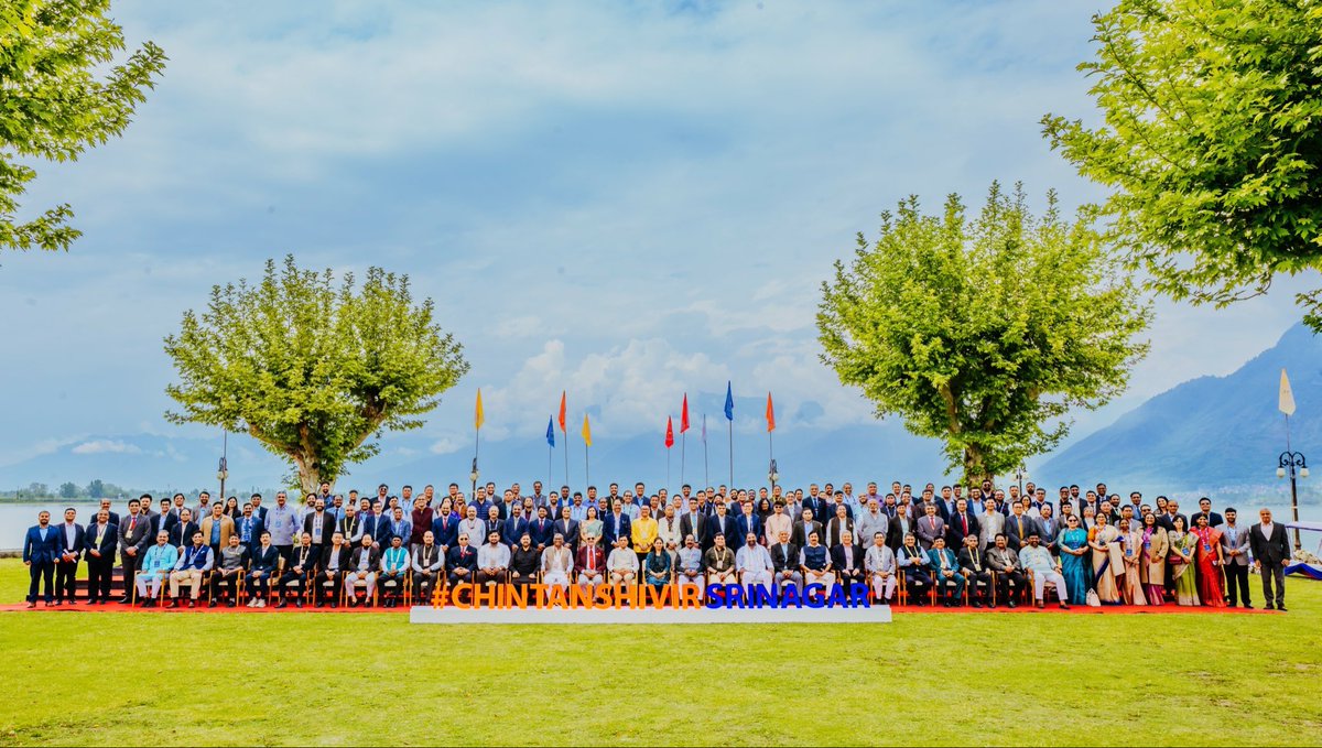 listenshahid's tweet photo. Proud moment for Jammu & Kashmir as Srinagar hosted the Chintan Shivir of Ministers of Youth Affairs & Sports. Ministers from 18 States/UTs and Secretaries from all 35 States/UTs converged here for drafting India’s roadmap to Olympics 2036 through stronger grassroots sports, talent identification, better governance, youth engagement and a clear medal strategy.  
For J&K, this is a historic opportunity. As we steadily emerge as India’s winter sports capital, this national focus will soon translate into major gains in sports infrastructure, youth empowerment, and special plans for rural, border and remote areas, villages and towns, so that hidden talent gets the platform it deserves.  

Grateful to Hon’ble Union Minister Shri Mansukh Mandaviya, the central team and Hon’ble Lieutenant Governor for this rare honour of J&K hosting the Shivir. Proud that Srinagar is helping shape India’s sporting future, and hopeful that the next Olympian will rise from the soil of Jammu & Kashmir. We will soon move to districts and villages to translate this sporting and youth engagement strategy into real action.