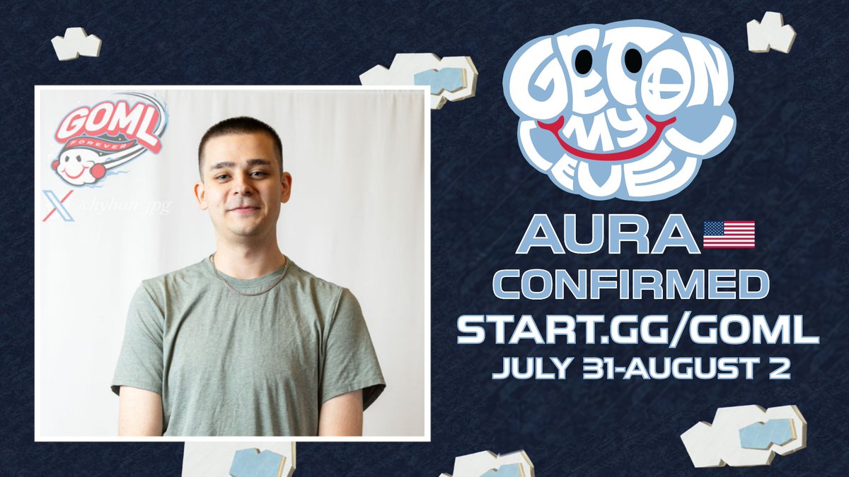 Get On My Level☁️July 31-Aug 2☁️start.gg/GOML tweet media