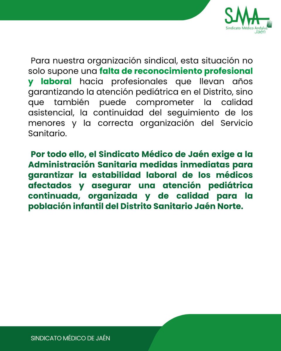 S. MÉDICO ANDALUZ JAÉN tweet media