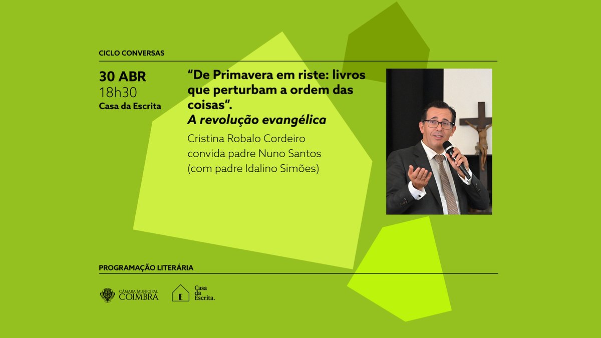 muncoimbra's tweet image. 🎤📚 A programação literária propõe um espaço de diálogo em torno de ideias que desafiam e reconfiguram o pensamento contemporâneo. 

📅 5ª feira | 🕡18h30
📍 Casa da Escrita
#coimbra #municipiodecoimbra
