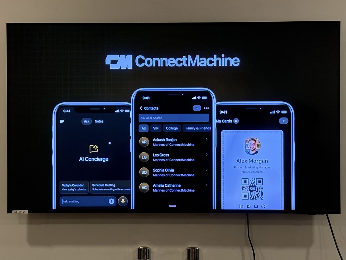 ConnectMachine tweet media