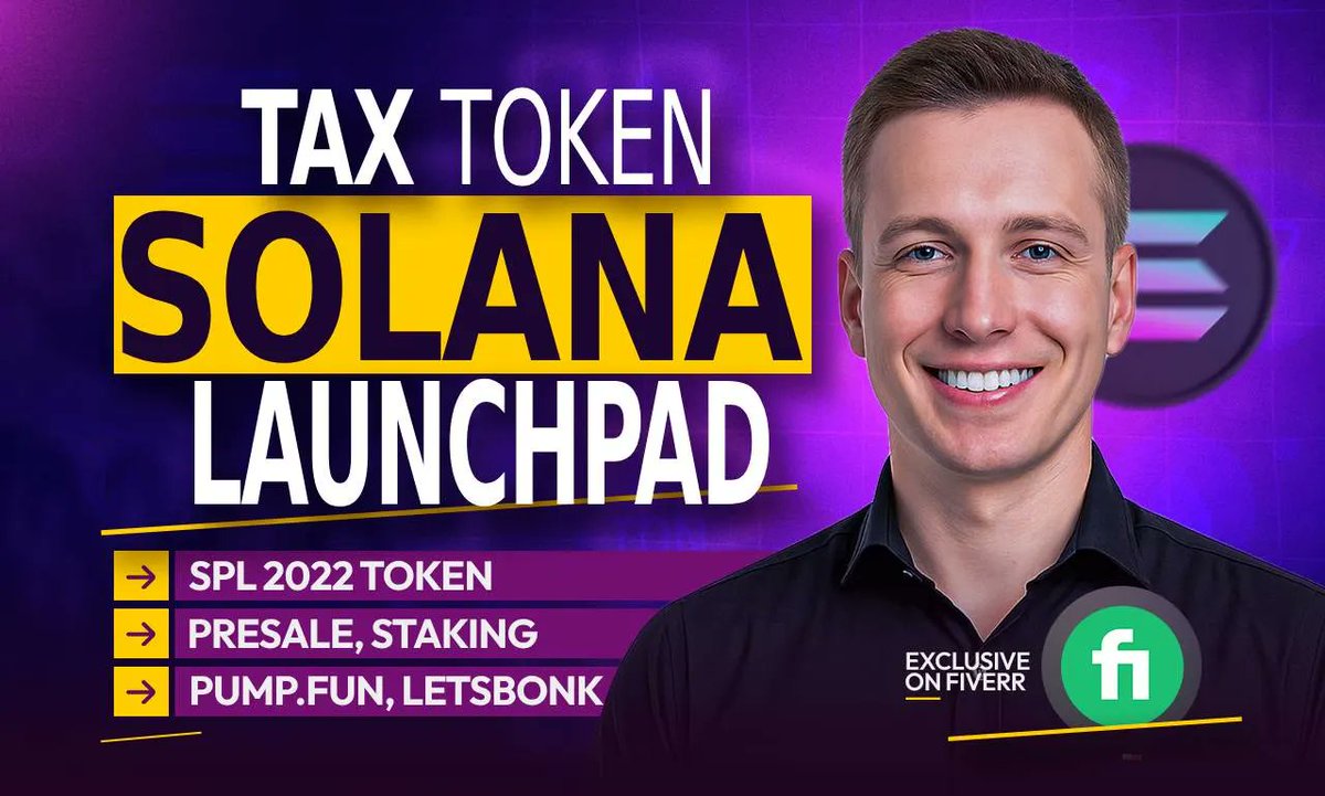ruposhamin's tweet image. Looking to launch your own token or DeFi platform on Solana?
Create token presale staking dapp dex launchpad pump fun letsbonk fun on solana by Expert Blockchain Developer!
Attractive Price!
Connect now! go.fiverr.com/visit/?bta=148…

#solana #blockchain #dapp #dex #web3 #NFT #defi