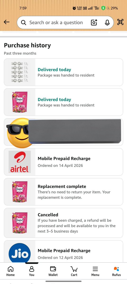 Pankajkr__'s tweet image. Amazon delivery magic: No call, no OTP, no visit just "Handed to resident." ✨📦
&amp;gt; Bro, ghar pe furniture ka kaam chal rha hai, itna comfort ka kya karega tu? 🪑😂
&amp;gt; Delivery deni thi, inspection nahi! @AmazonHelp #AmazonIndia #DeliveryFail #FakeDelivery 
#AmazonScam