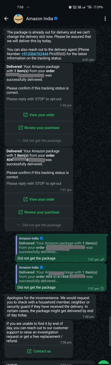 Pankajkr__'s tweet image. Amazon delivery magic: No call, no OTP, no visit just "Handed to resident." ✨📦
&amp;gt; Bro, ghar pe furniture ka kaam chal rha hai, itna comfort ka kya karega tu? 🪑😂
&amp;gt; Delivery deni thi, inspection nahi! @AmazonHelp #AmazonIndia #DeliveryFail #FakeDelivery 
#AmazonScam