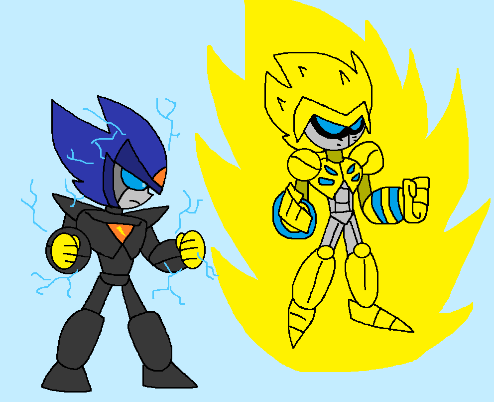 NeilMartinNuez1's tweet image. Rex X And Zaczuky #HeroVerse #drawing #paint