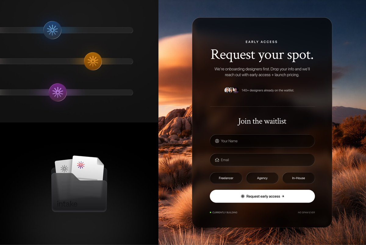 tedkdesigns's tweet image. Been deep in the weeds building something new… Here’s a small peek at the visual direction 👀
#uidesign #product #ai