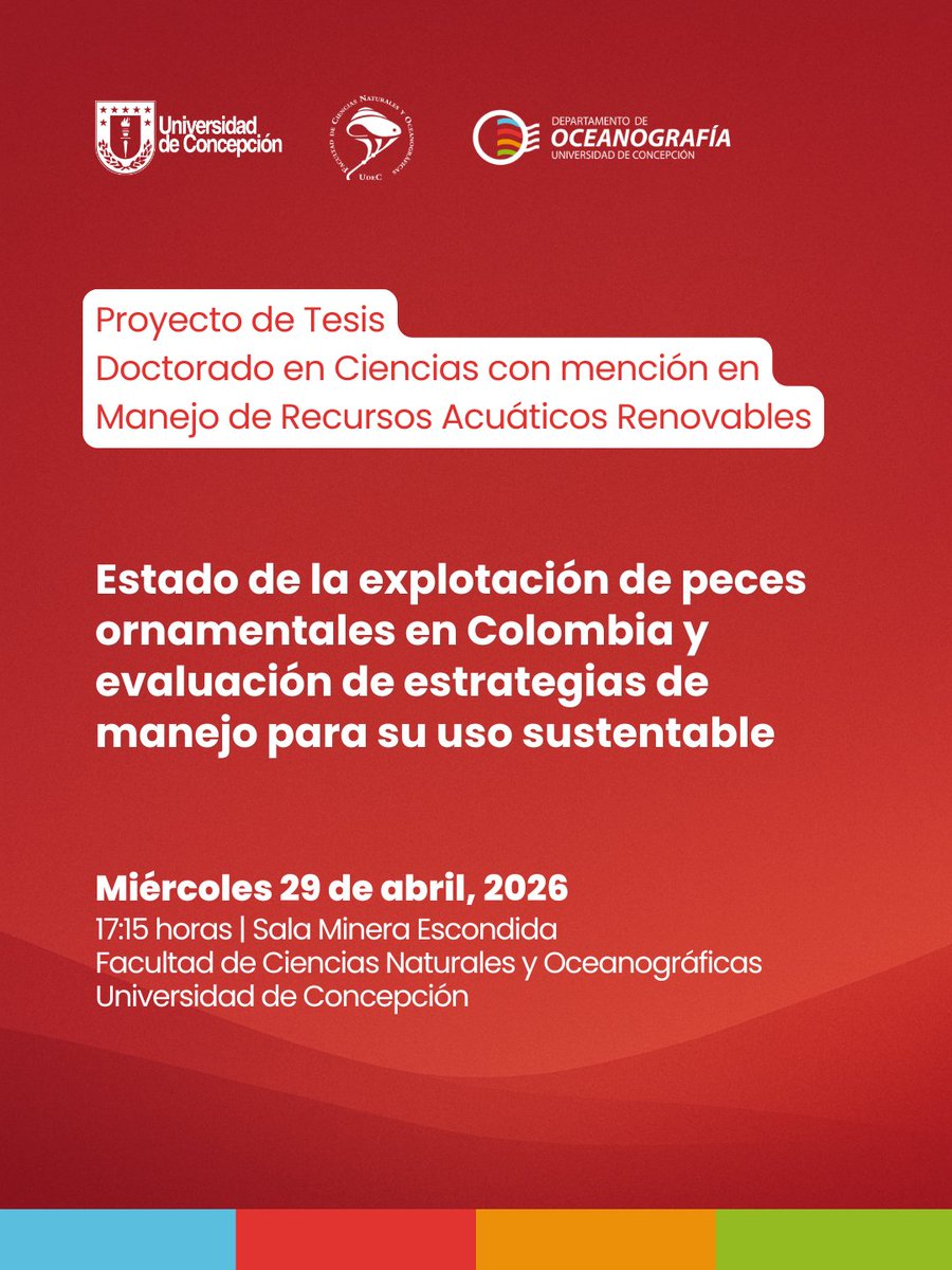 Departamento de Oceanografía UdeC tweet media