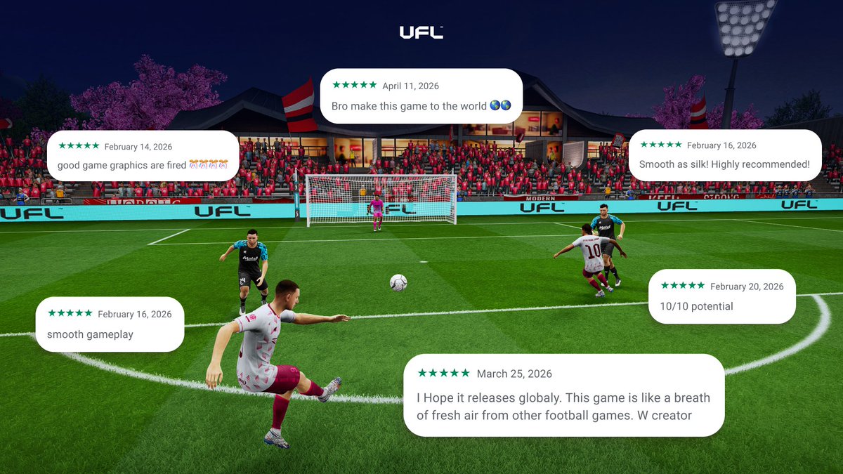 UFL game mobile tweet media