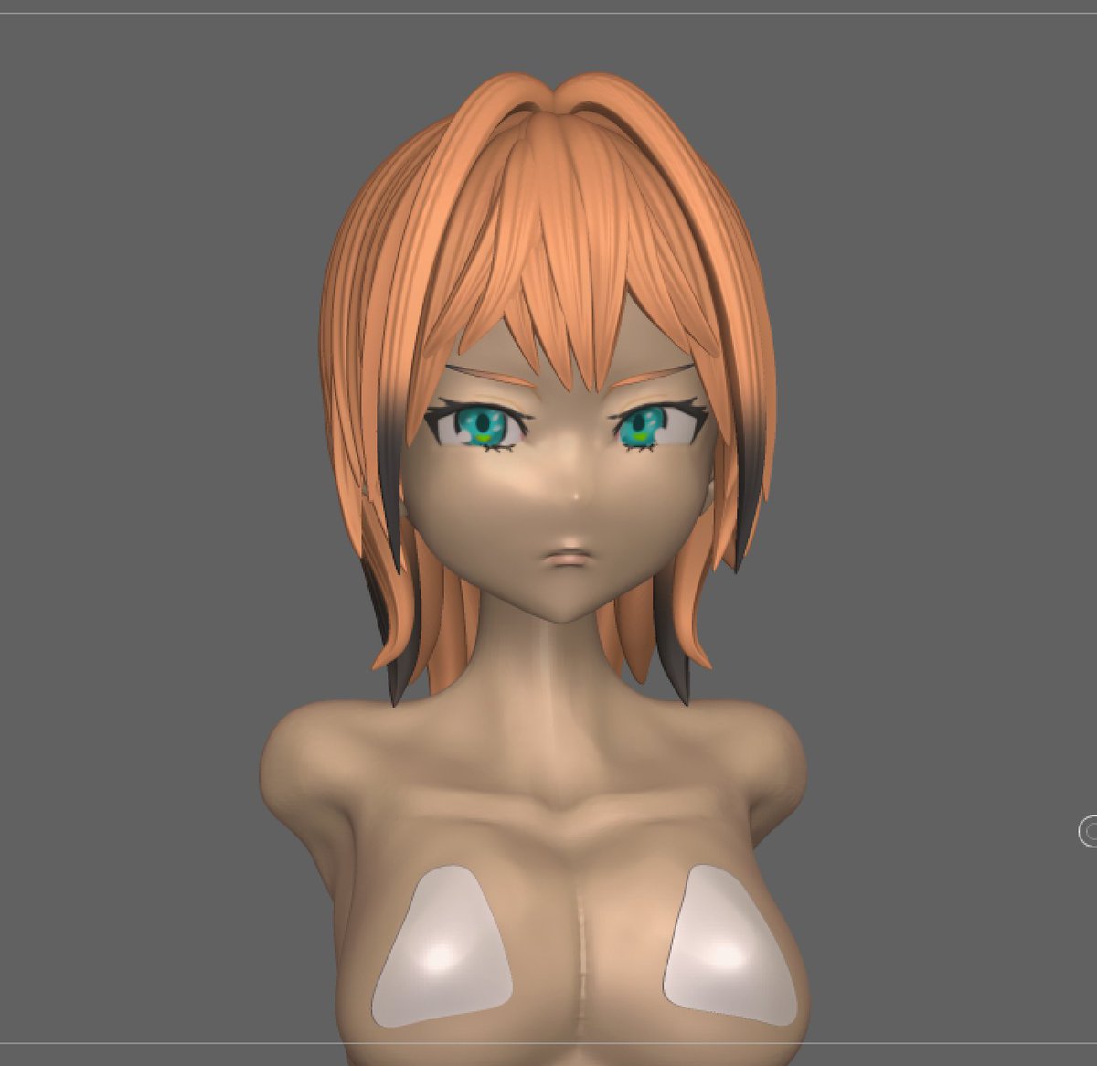 ZT5oW2c8pzZQ6eJ's tweet image. もっともさもさにしたい。
ビキニとツナギとエプロンを着せる
#zbrush  #フィギュア