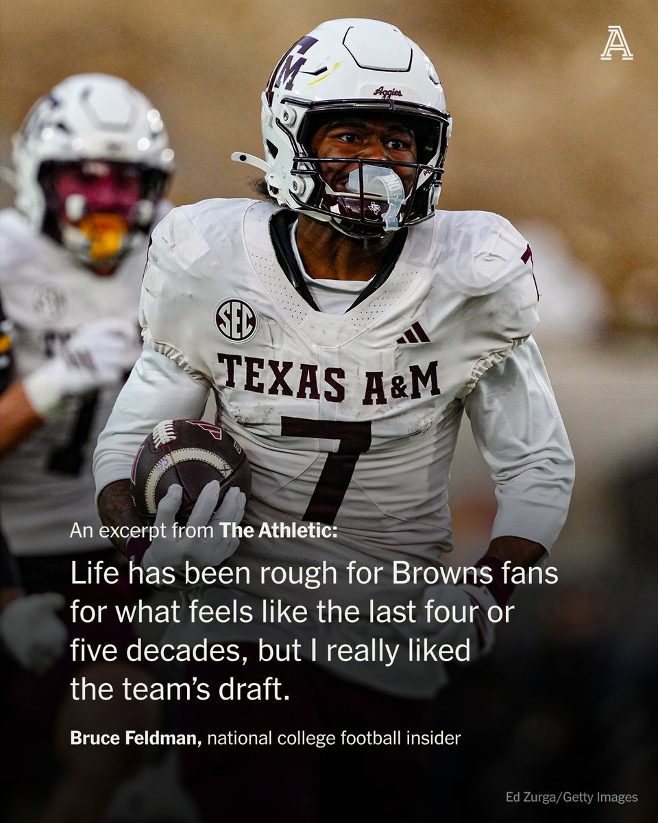 My NFL Draft column takeaways: The Browns crushed it. Liked the Spencer Fano pick. Really liked getting KC Concepcion. He’s a walking highlight reel who also will give the return game a jolt. And loved them landing Emmanuel McNeil-Warren at No. 58. nytimes.com/athletic/72327…