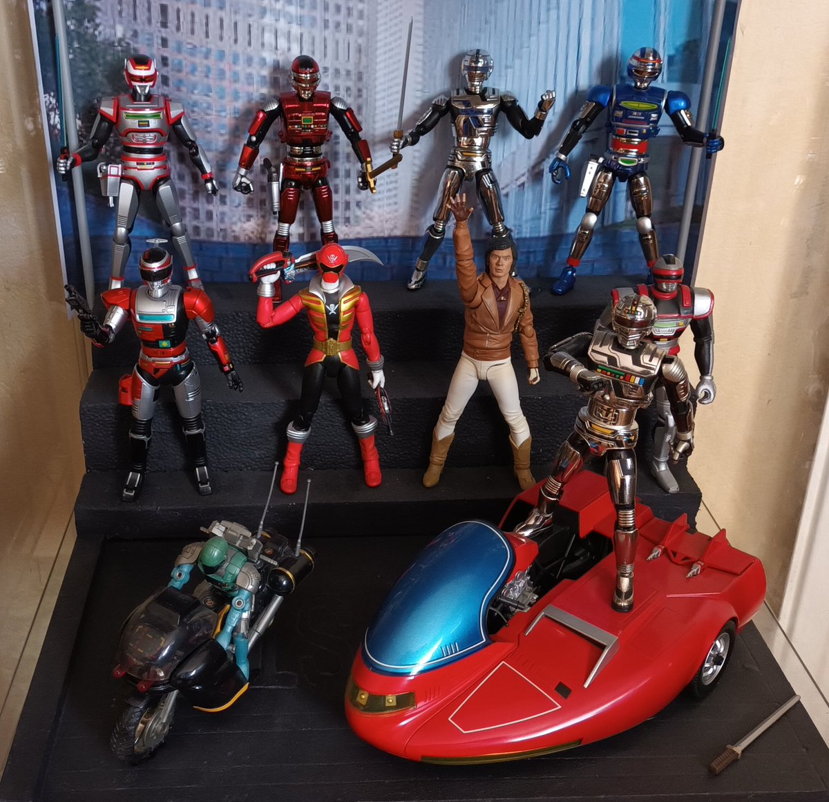 space shériff  collection #tokusatsu  #gavan #sheider #sharivan #gavantypeG #jaspoin  #winspector  #gokaiger #gordan #spielvan #saibarian  #shfiguarts #bandai #jiban  #collection  #metalheroes  #ToeiAnimation
