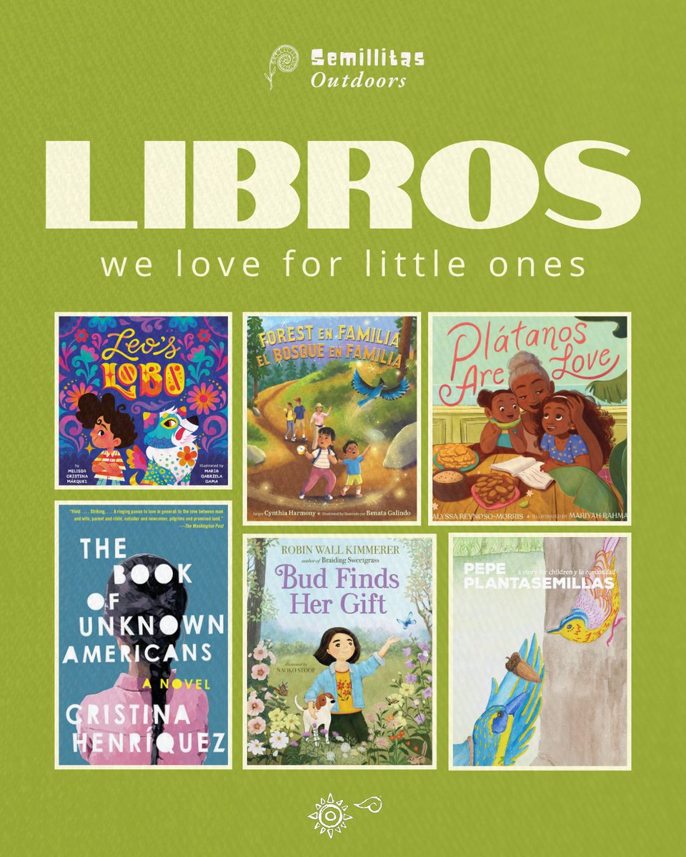LatinoOutdoors's tweet image. It's officially Semillitas Outdoors!! Here's a fun activity idea: Going to get a librito at your community library or favorite local bookstore to share with your little one 📖🥹🌳

#books #childrensbooks #SemillitasOutdoors #CommunityImpact #LatinoOutdoors #communidad #familia