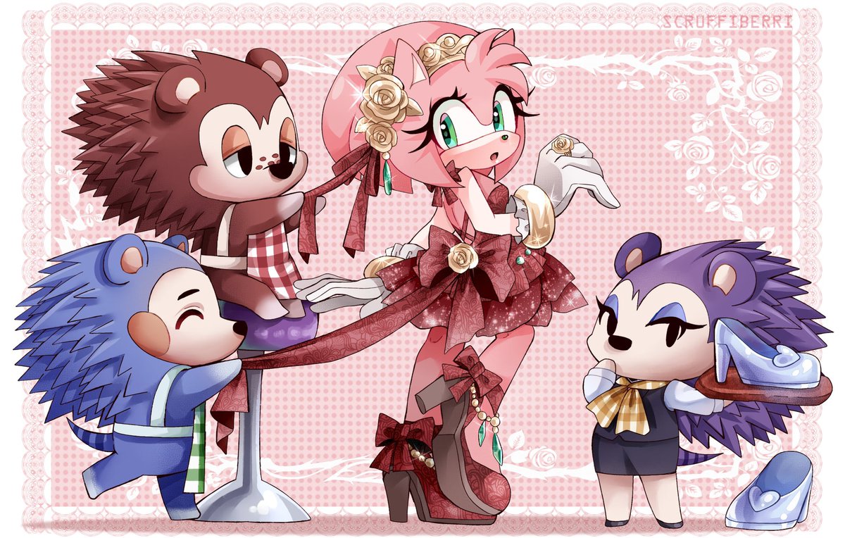 Hedgehog fashion 👗✨

#amyrose #sonic #ablesisters #animalcrossing
