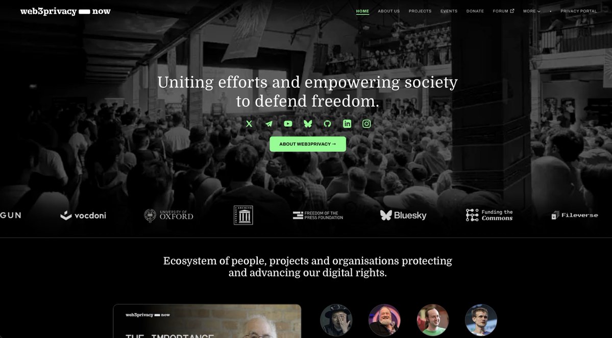 Web3Privacy Now tweet media