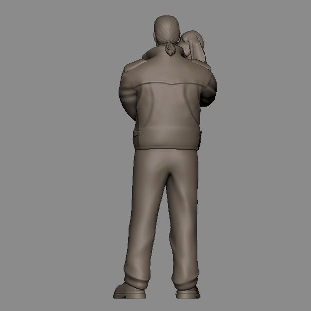 hoshiimo06s's tweet image. バトーさんの服、やっと方向性が見えてきました。
もう少し整えたらファスナーとかポケットを追加していきます。
#zbrush