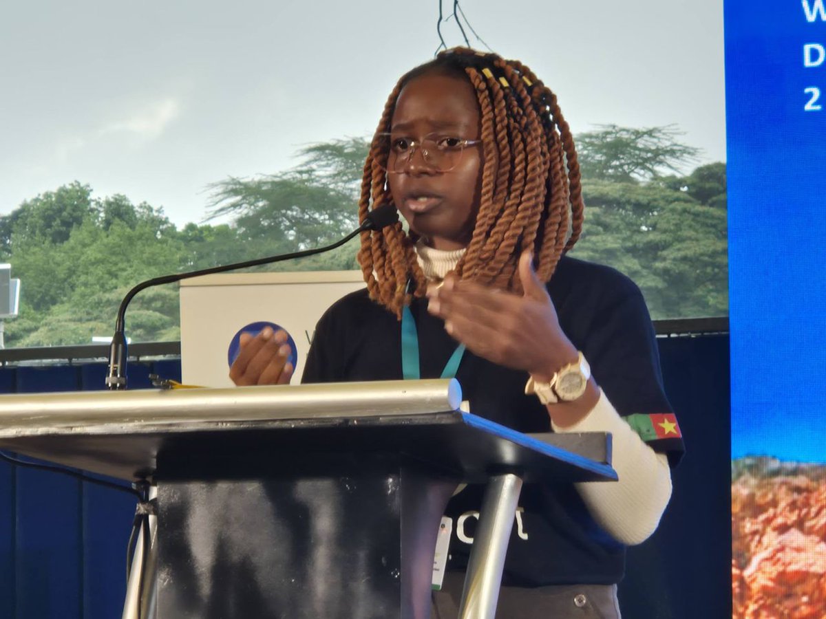 unicefcameroon's tweet image. At #WHS2026 in #Nairobi, Noella, a young #UReporter from Cameroon, showed how youth‑led digital health works best when online engagement meets community action.
“Digital health is about people.”
#YouthEngagement #DigitalHealth #ForEveryChild