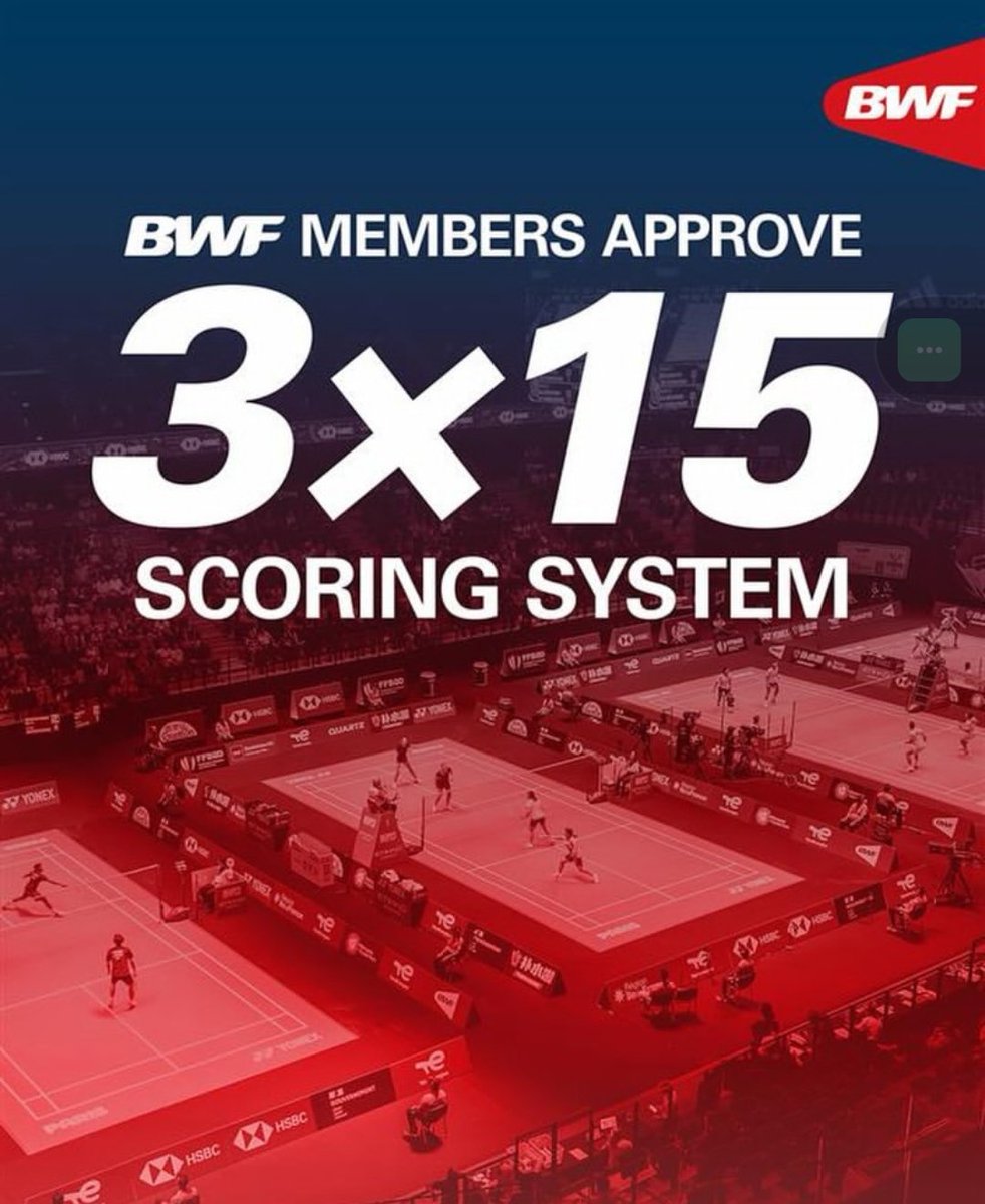 🚨 OFFICIAL CONFIRMATION FROM BWF! 🏸 Proposed implementation date of ...