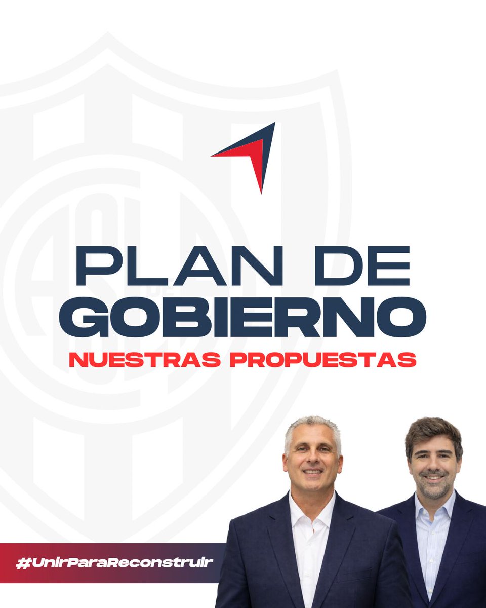 Estamos orgullosos de presentar los lineamientos generales de nuestro Plan de Gobierno: un mandato de 18 meses orientado a devolverle la operatividad a San Lorenzo, poner claros sobre oscuros y comenzar a implementar las reformas de base que le permitan, una vez más, regirse bajo