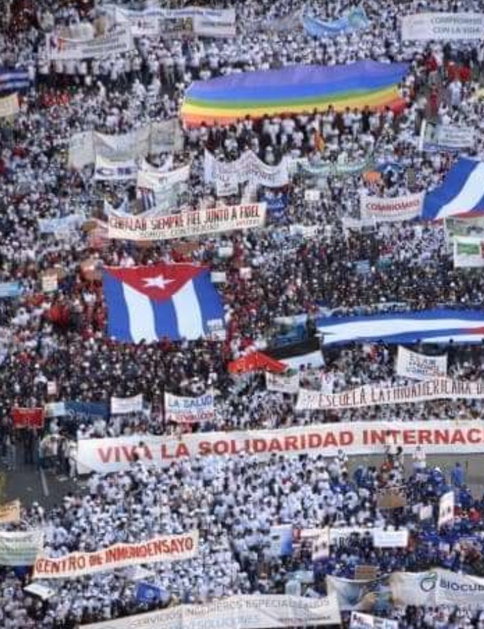 Seguimos en combate, el próximo 1ro de Mayo, será un día más de efervescencia revolucionaria, de apoyo a la Revolución para ratificar que somos un pueblo de patria o muerte venceremos. #CubaEstáFirme