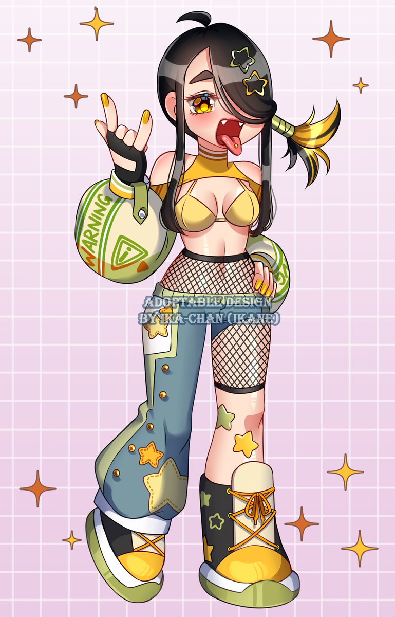 IkaNe_096's tweet photo. Starfruit Girl Adoptable available here! ⭐⭐
You can bid here --> https://t.co/tYpKJFOAtP (If unsold you can always check on my Vgen!)

#adoptabledesign #Vtuber #characterdesign #artwork #chibiartstyle #Vgenartist https://t.co/aZ4ft4fQYW