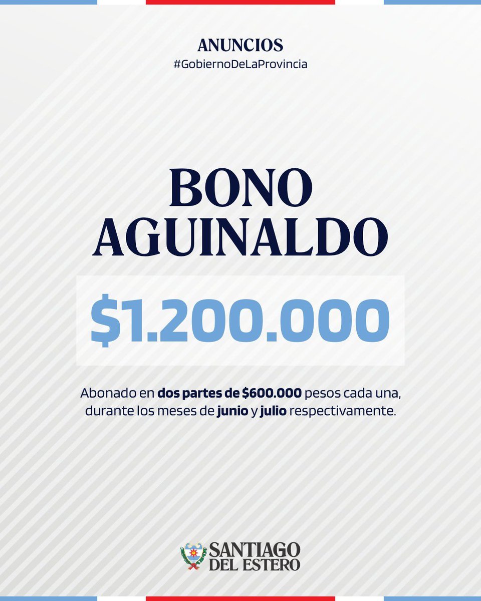 Gobierno de Santiago del Estero tweet media