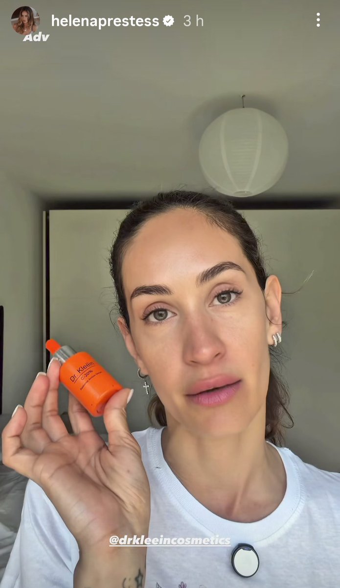 tiziana541850's tweet image. Storia di Helena dove spiega come applicare la vitamina C di 
  #drkleeincosmetics cliccate sul link trovere lo sconto del 20%
#adv  🤗🤍
#prestinez #helevier