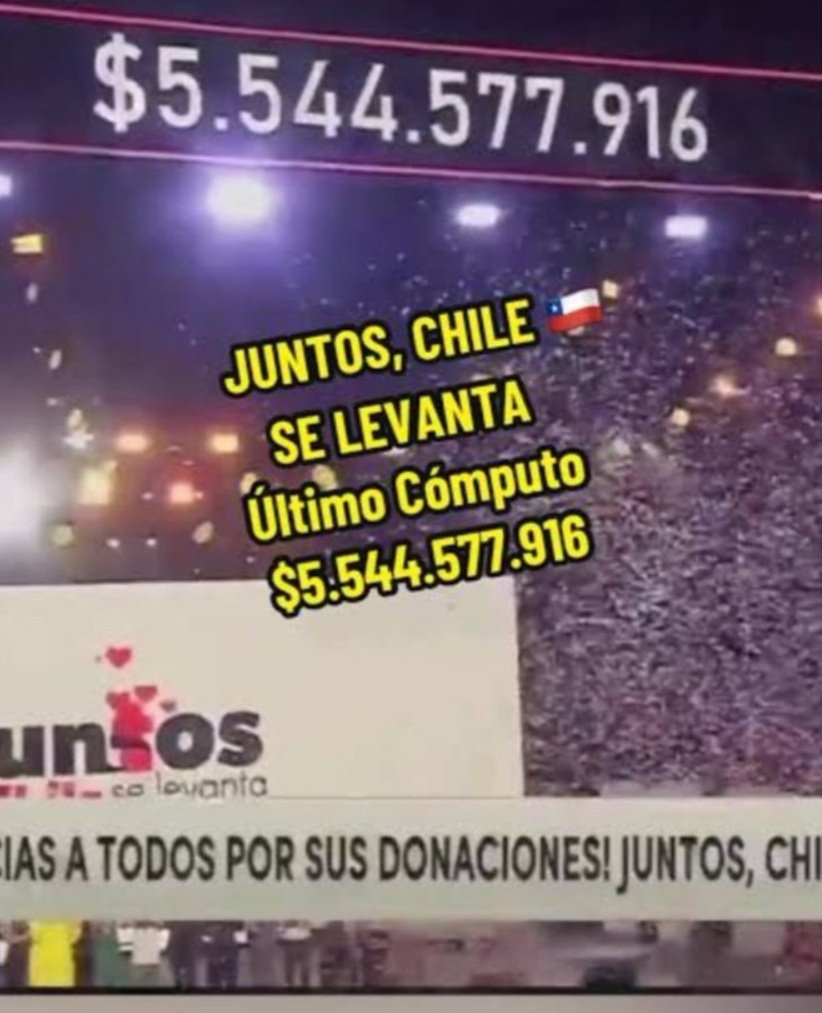 Todo Chile o la gran mayoría de los Chilenos nos preguntamos, donde está la plata que se recaudó para los damnificados?