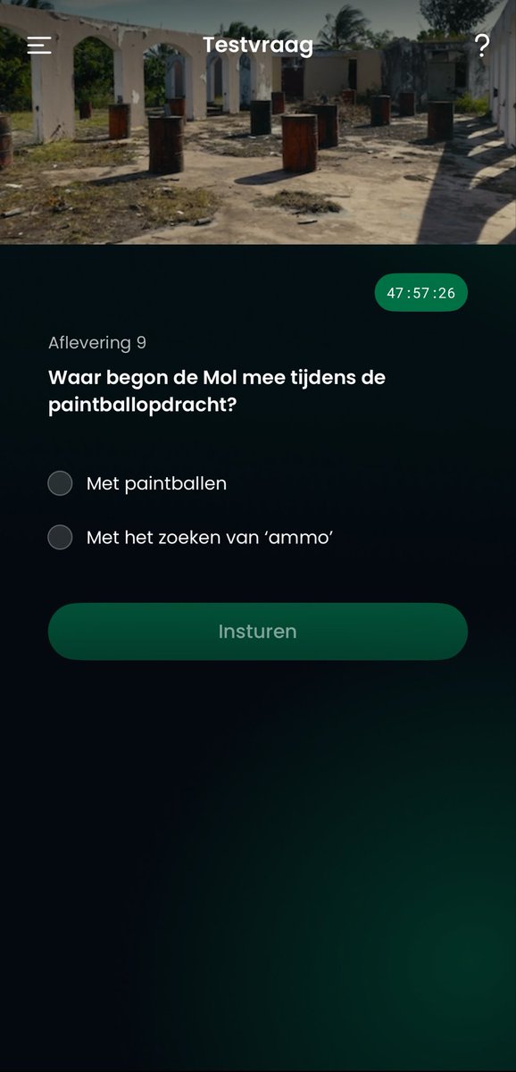 widm_clues's tweet photo. De testvraag van Aflevering 9 is nu beschikbaar. Dit zijn de antwoorden:
Met paintballen: Daan
Met het zoeken van โammoโ: Bram & Quinty
#WieisdeMol #widm #MolTalk https://t.co/KMoF0I8oAx