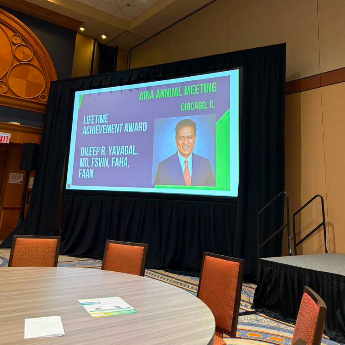 GravityMedTech's tweet photo. Congratulations to Dr. Dileep R. Yavagal, Global Principal Investigator of the GRASSROOT Trial, on being awarded the AINA Lifetime Achievement Award. 

#AINA #LifetimeAchievementAward #DrDileepYavagal #StrokeCare #InterventionalNeurology #GRASSROOTTrial #Neurovascular https://t.co/Ye91CREiLJ