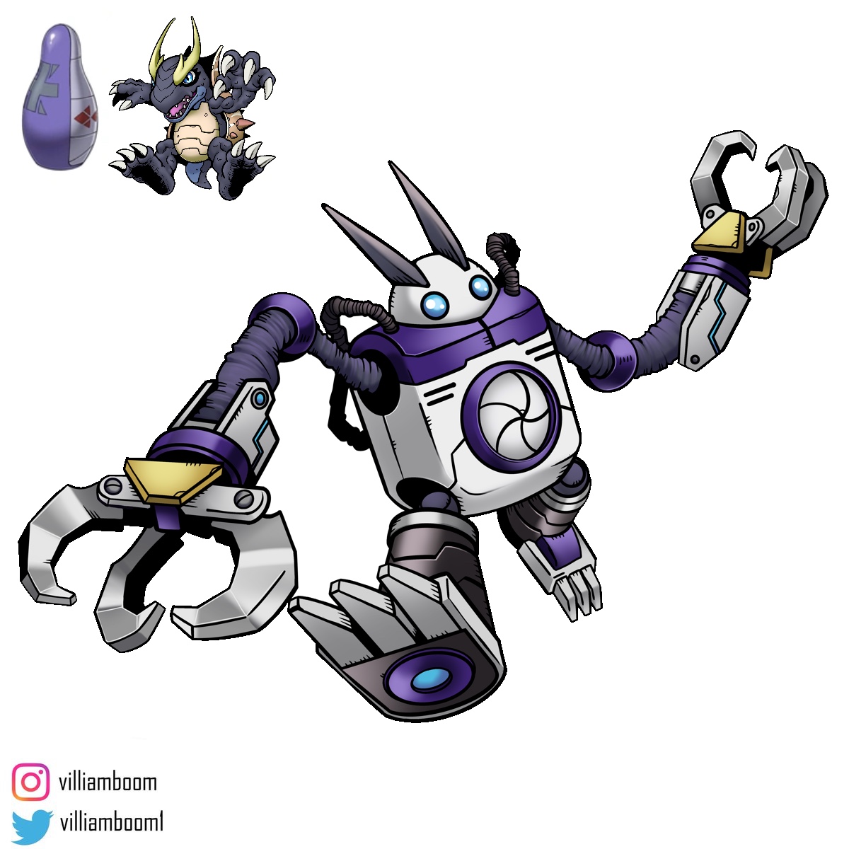 Two more commissions for <a href="/badger_emperor/">EmperorBadgerDragon</a> !!

Combustimon (Digiegg of Courage) and Hydroblastmon (Digiegg of Reliability) 

#digimon #digimonart #fanart #digimonadventure #digimon02 #digimontimestranger

If you want an artwork like this send me a DM