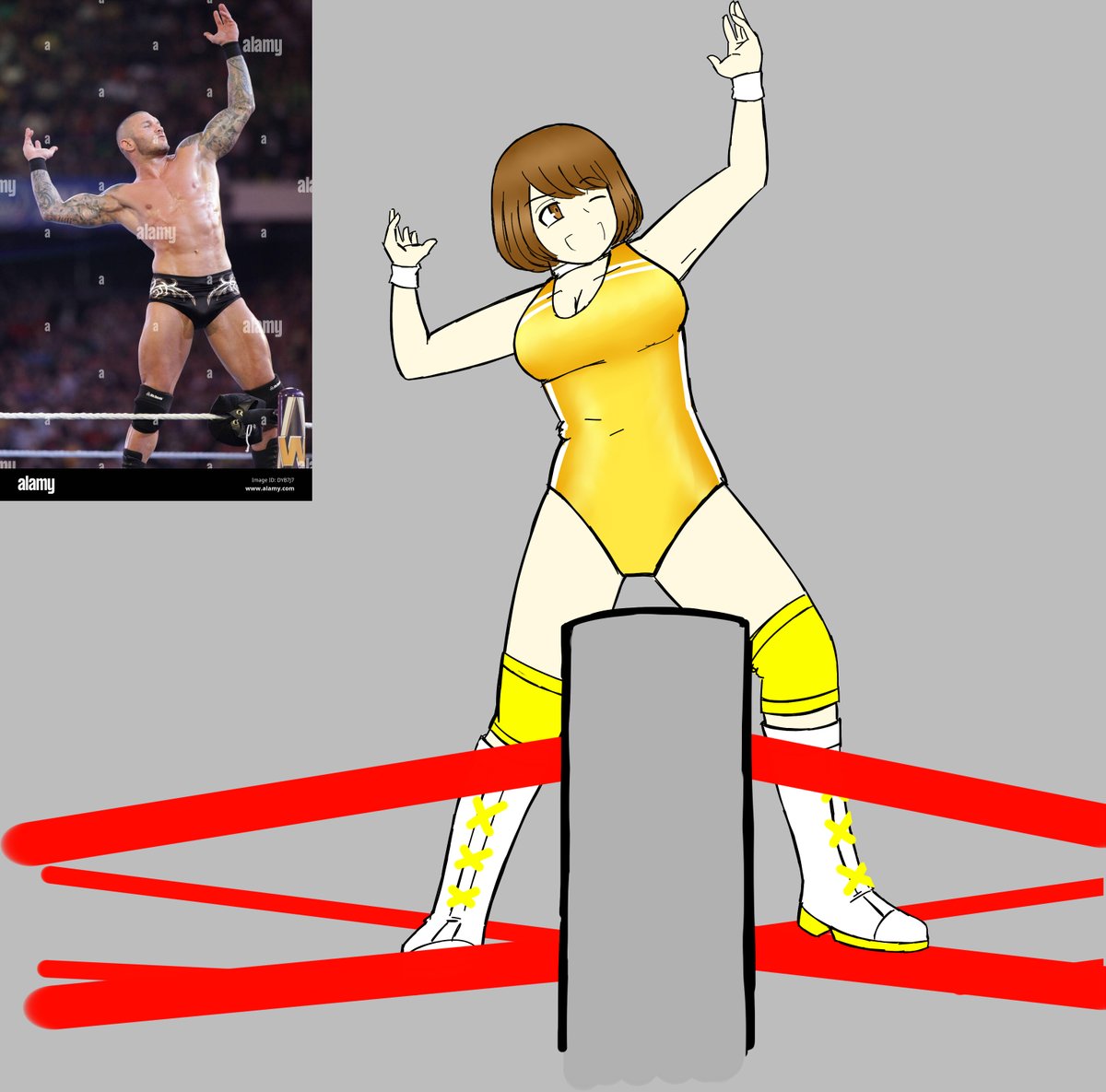 INazeerudin's tweet image. Some references used for Meliae's recent illustrations.
#oc
#reference
#プロレス