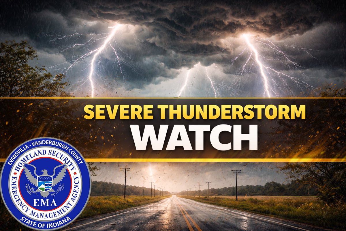Evansville Vanderburgh Co. EMA tweet media