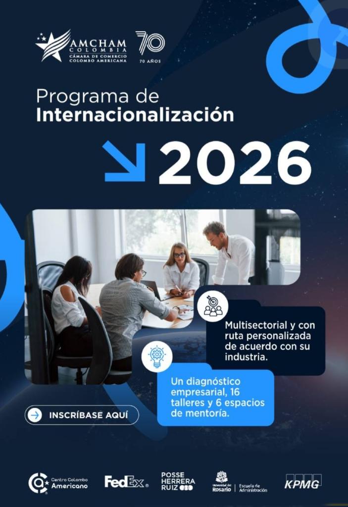 Inversión:

Afiliados a la Cámara Colombo Americana: $5.600.000 + IVA
No afiliados: $7.600.000 + IVA
○¡Cupos limitados ◇ Inicia una vez se complete el grupo
○  Marco técnico y  acompañamiento

na01.safelinks.protection.outlook.com/?url=https%3A%… 

<a href="/AmChamCol/">Cámara Colombo Americana - AmCham Colombia</a> <a href="/WhiteHouse/">The White House</a> <a href="/_VentanaAlMundo/">La Ventana Al Mundo</a> <a href="/PabloRodriguezB/">PabloRodriguezBlanco</a>