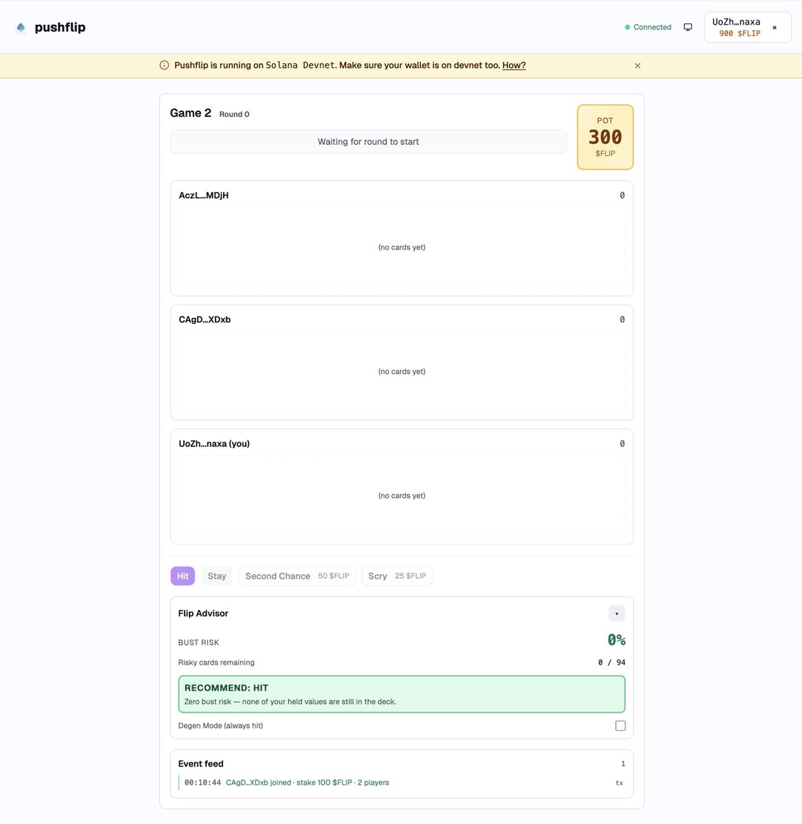 PushFlip 🎴 | shipping @ Solana Frontier tweet media