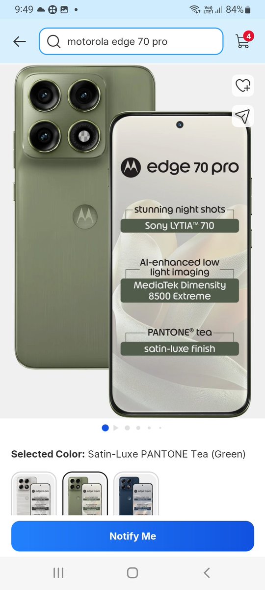 MuskaanSyed4's tweet image. Mine as well as #KritiSanon loves Satin-Luxe PANTONE Tea (Green) for #MotorolaEdge70Pro

@itsabhishek71 @tikku__2001 @snapsbyankit @RekhaS_TFL @A_sharma45

@motorolaindia

#MotorolaEdge70Pro #SeizeTheNight #ContestAlert